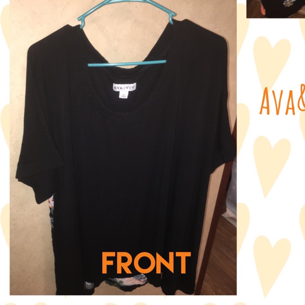 Ava & Viv 4x blouse
